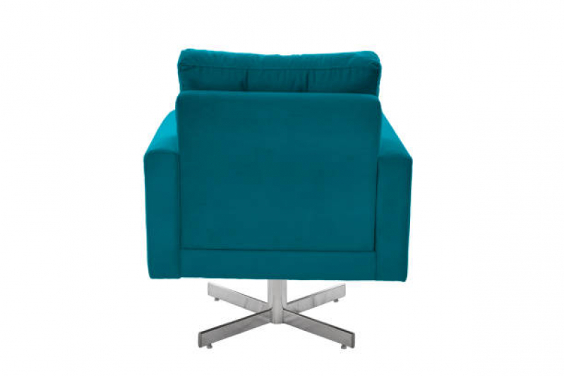 Impermeabilização de Cadeira Estofada Azul Turquesa Orçar São Domingos - Impermeabilização de Sofás e Cadeiras
