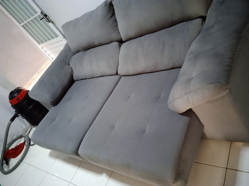 Limpeza em Sofa de Tecido Preço Vila Caldas - Limpeza a Seco de Sofá de Tecido